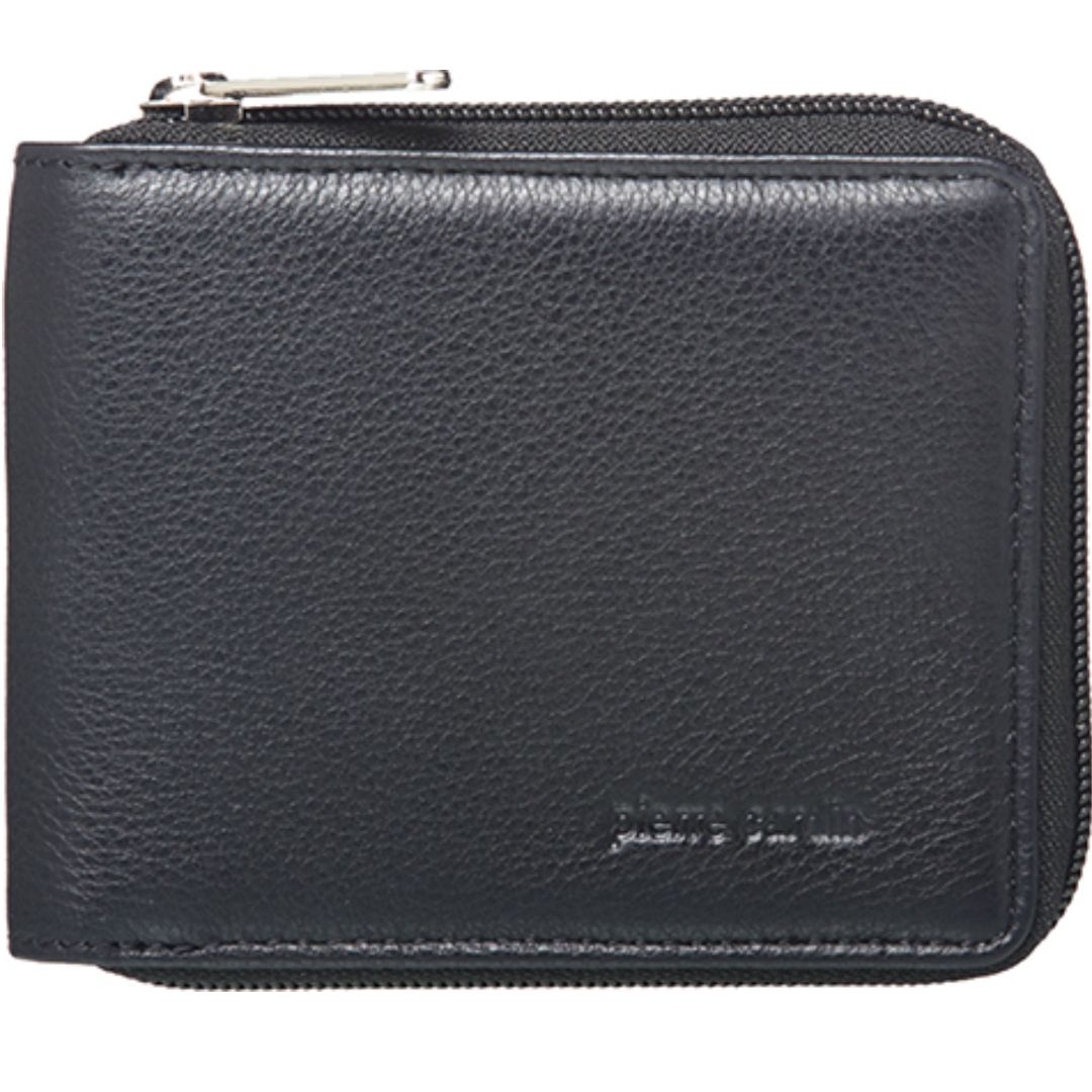 Pierre Cardin Men's Italian Leather Wallet in Black