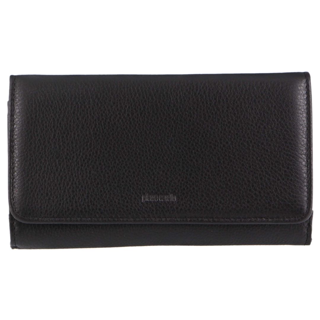 Pierre Cardin Italian Leather Ladies Wallet in Black