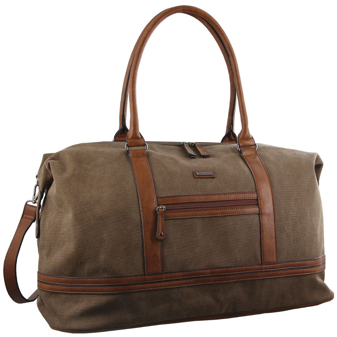 Pierre Cardin Canvas Overnight Bag