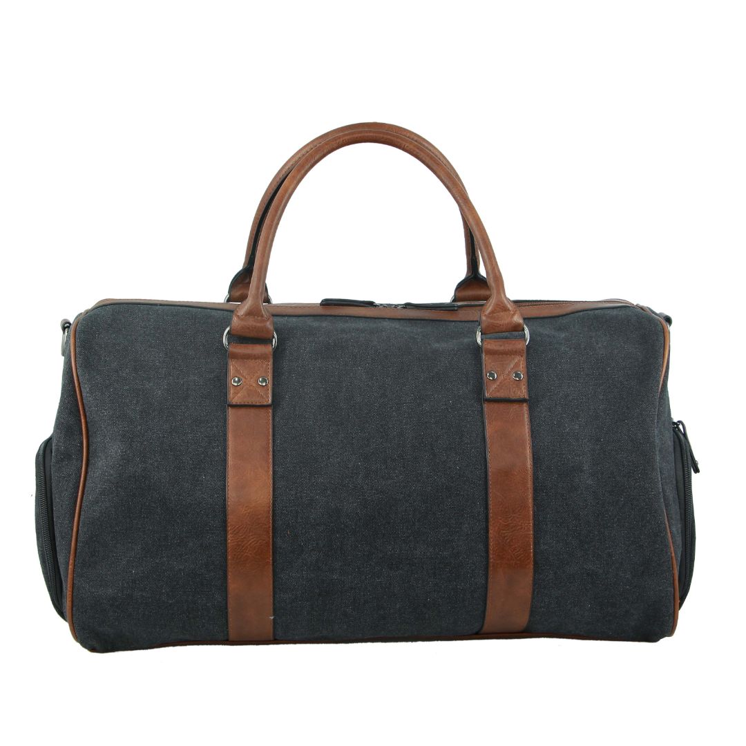 Pierre Cardin Canvas Overnight Duffle Bag