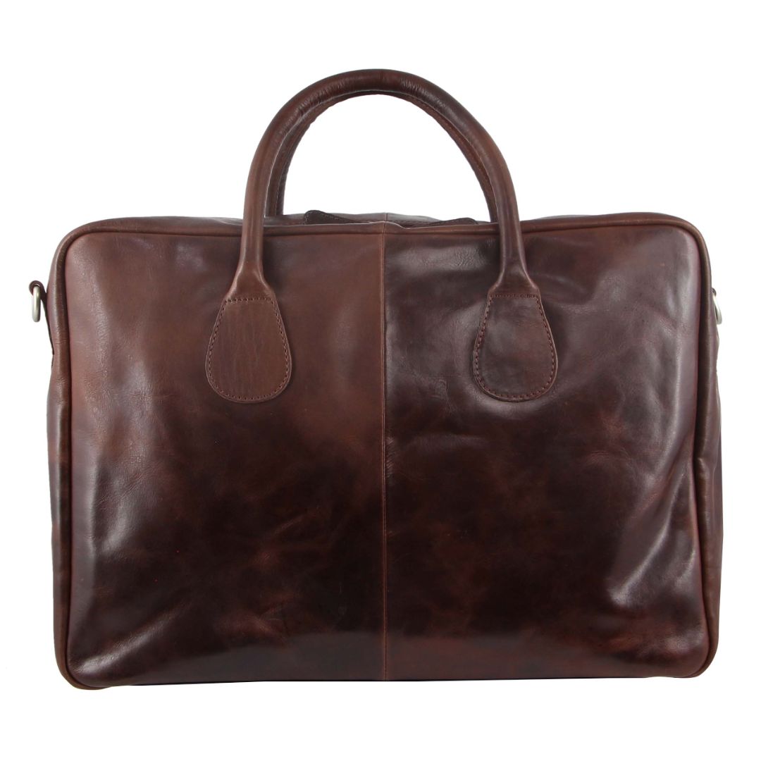 Pierre Cardin Rustic Leather Business Bag