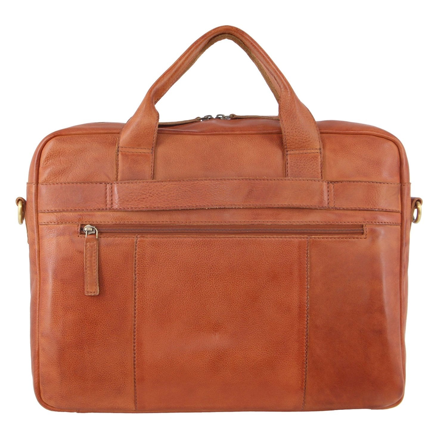 Pierre Cardin Rustic Leather Computer Bag