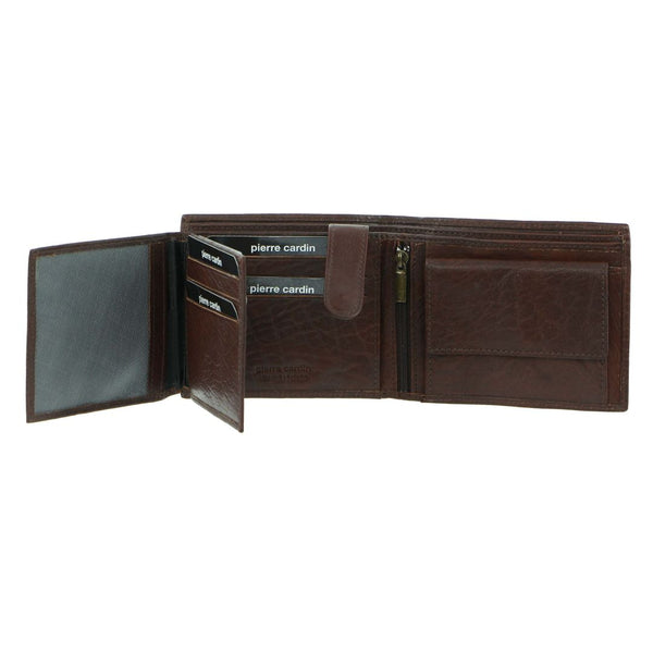 Pierre Cardin Rustic Leather Tri-Fold Mens Wallet (PC2816)