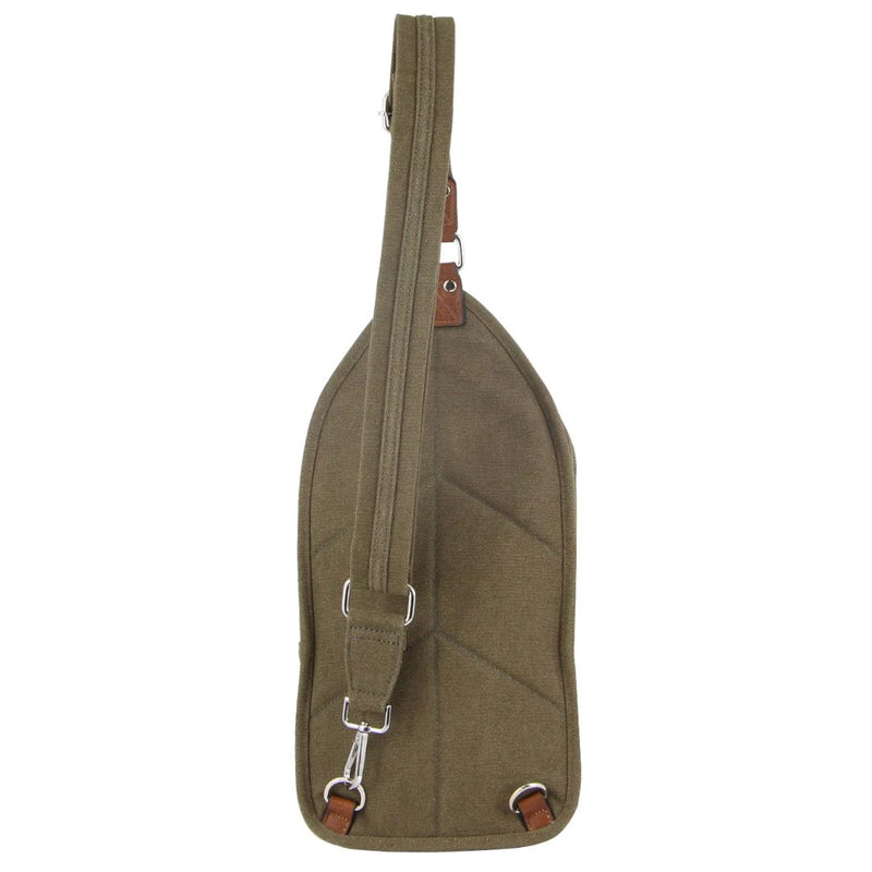 Pierre Cardin Canvas Cross Body Bag in Brown