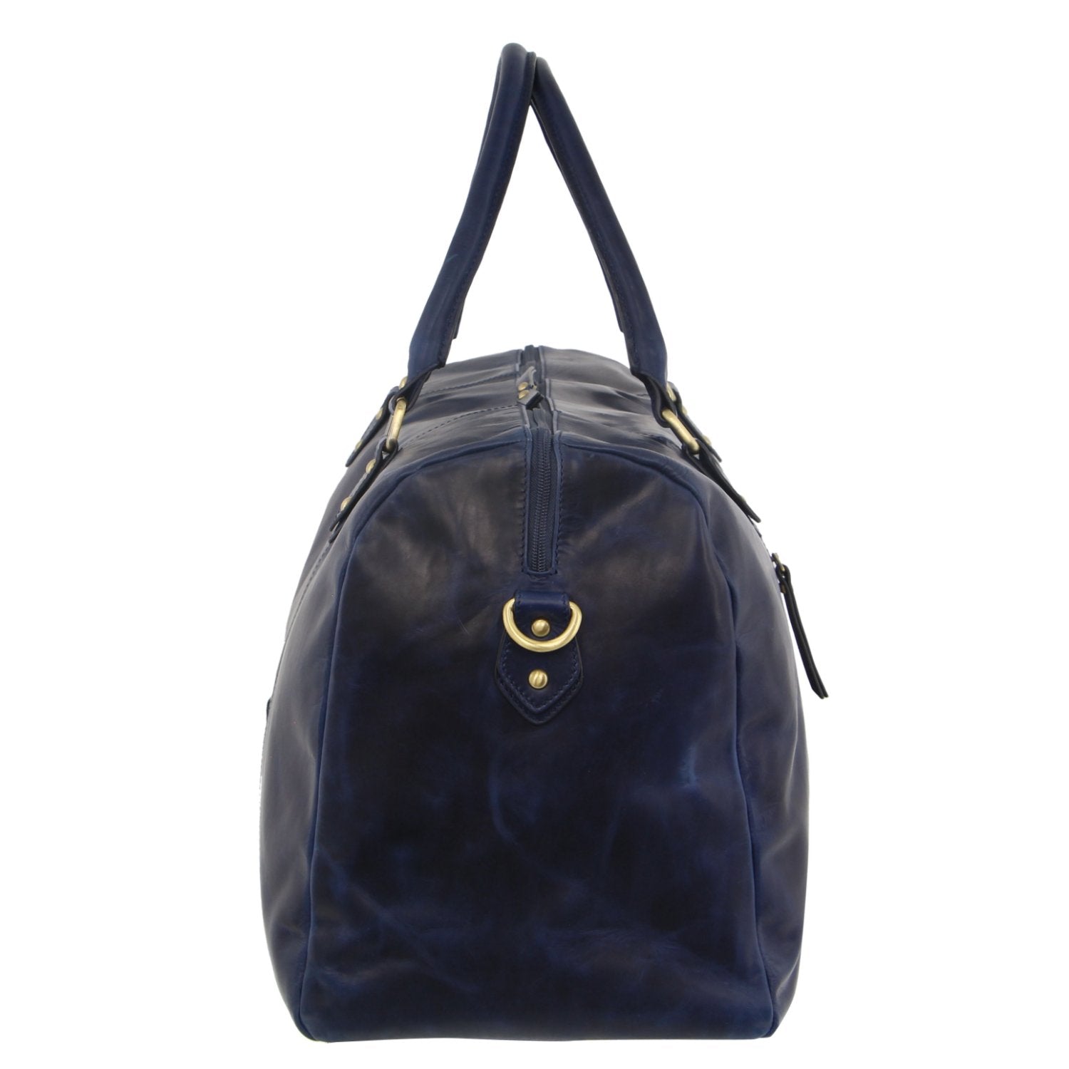 Pierre Cardin Smooth Leather Overnight Bag in Midnight