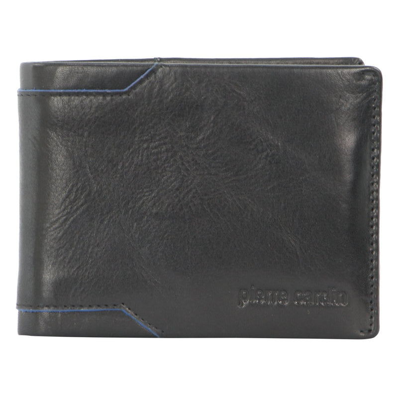 Pierre Cardin Leather Men's Bi-Fold Wallet in Black (PC 3389)