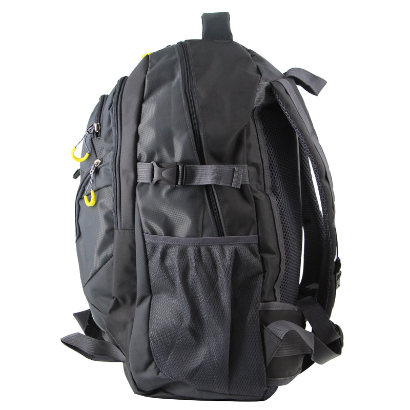 Pierre Cardin Nylon Travel & Sport Backpack in Grey (PC 3456 GREY)