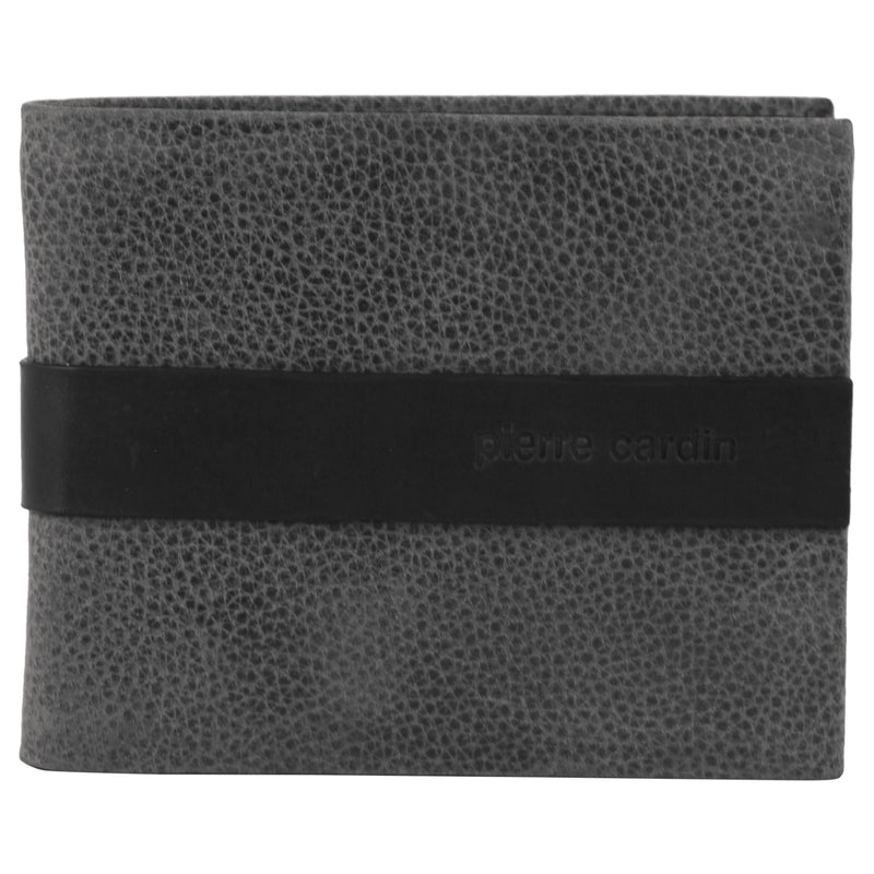Pierre Cardin Men's Leather Bi-Fold Wallet in Black (PC 3462 BLK)