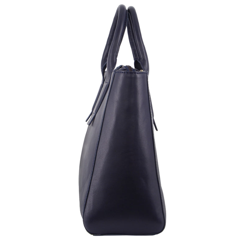 Pierre Cardin Italian Leather Ladies Double Handle Tote Bag