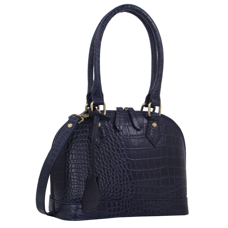 Bag Alma Louis Vuitton Leather Exotic Black Alligator
