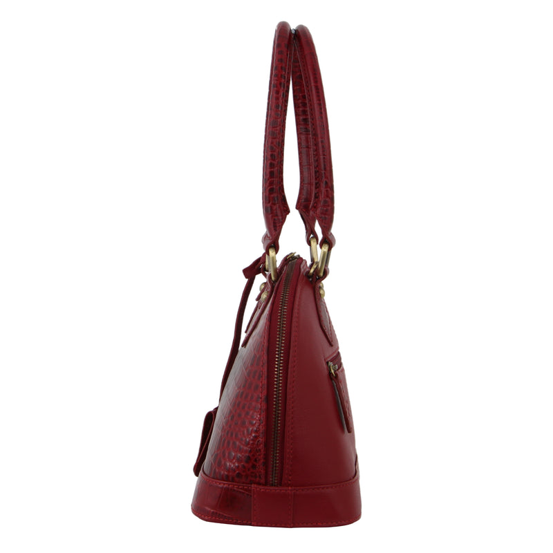 Pierre Cardin Croc-Embossed Leather Handbag