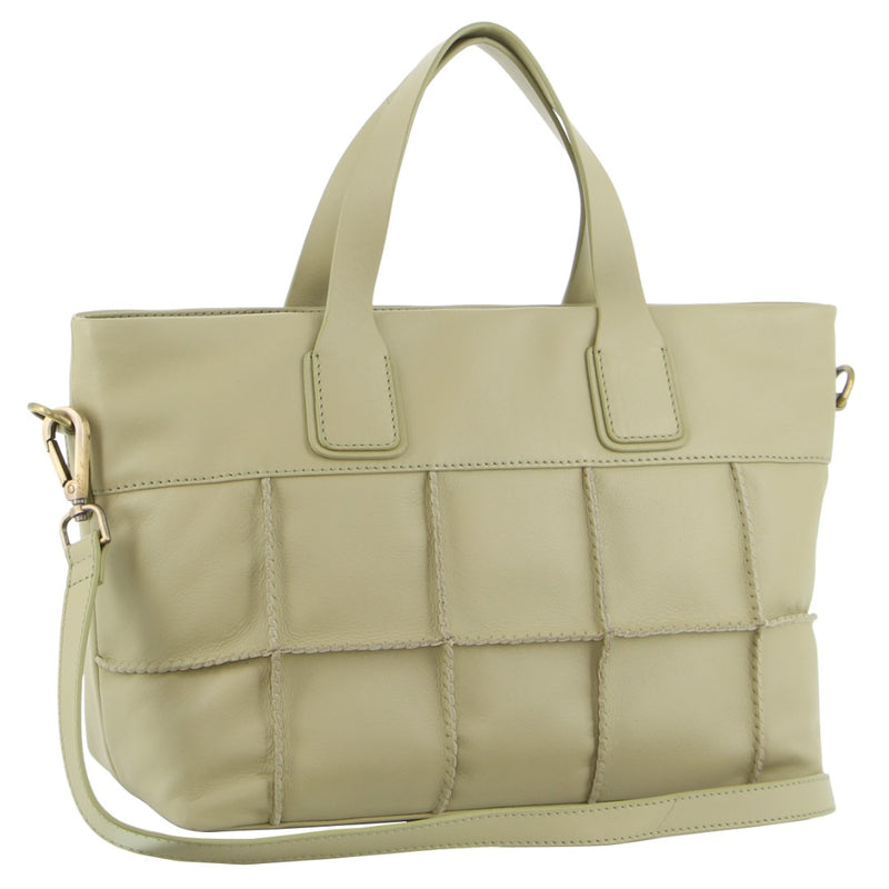 Pierre Cardin Ladies Leather Stitch-design Handbag