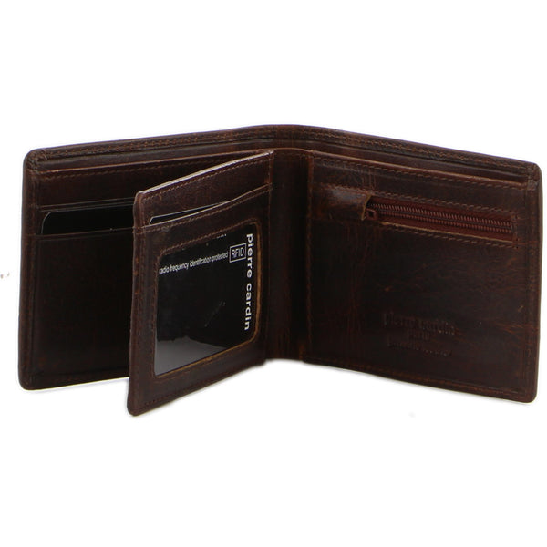 Leather Men's Bi-Fold Wallet