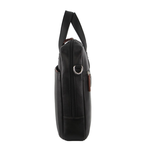 Pierre Cardin Leather Multi-Compartment Business Bag