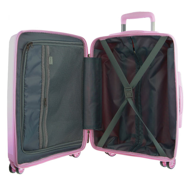 Pierre Cardin 65cm Medium Hard-Shell Suitcase in Pink (PC 3642M)