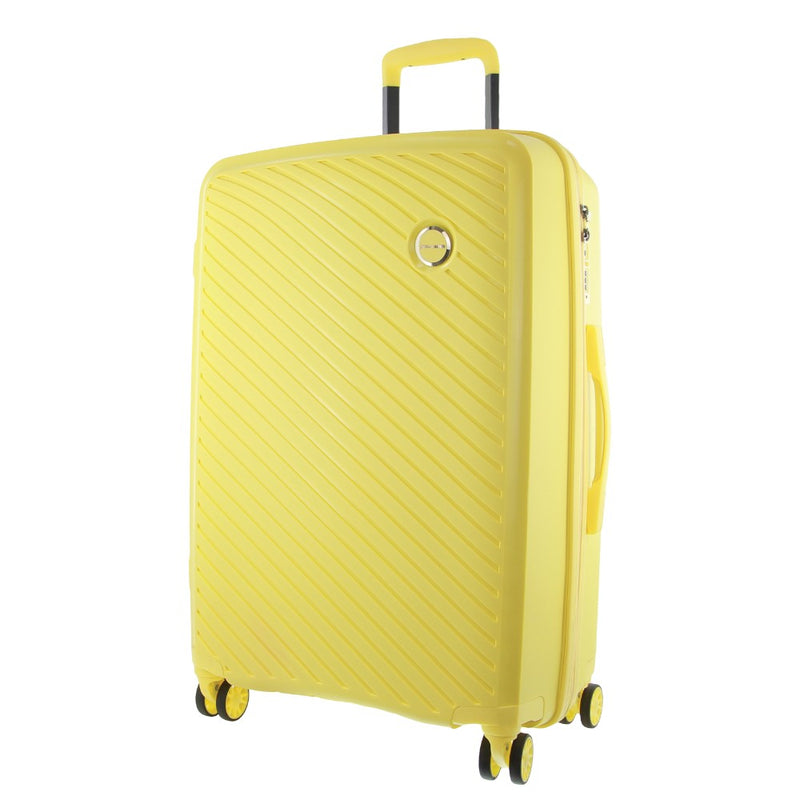 Pierre Cardin 65cm Medium Hard-Shell Suitcase in Yellow (PC 3642M)