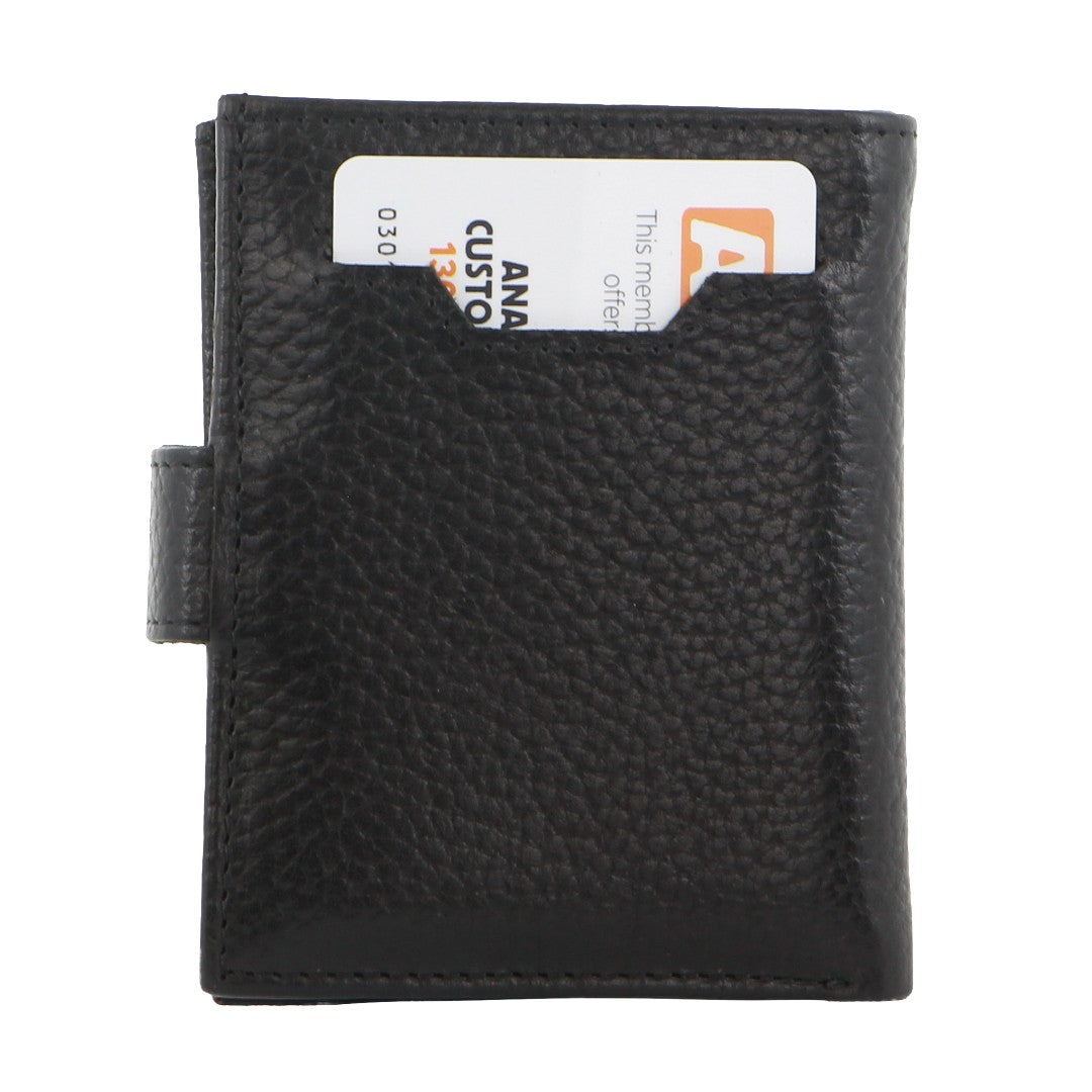 Pierre Cardin Leather Smart Slide Card Holder Tab Wallet