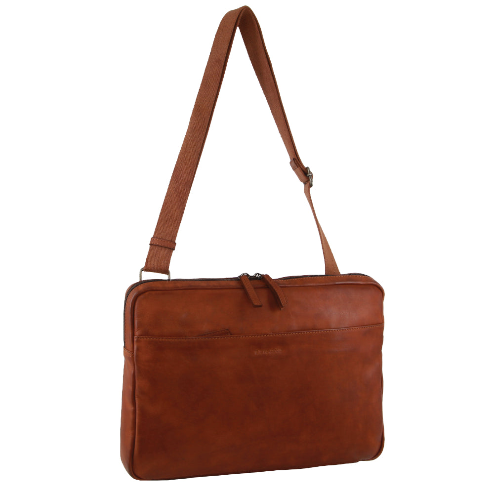 Pierre Cardin Men's Italian Leather Business Computer Bag