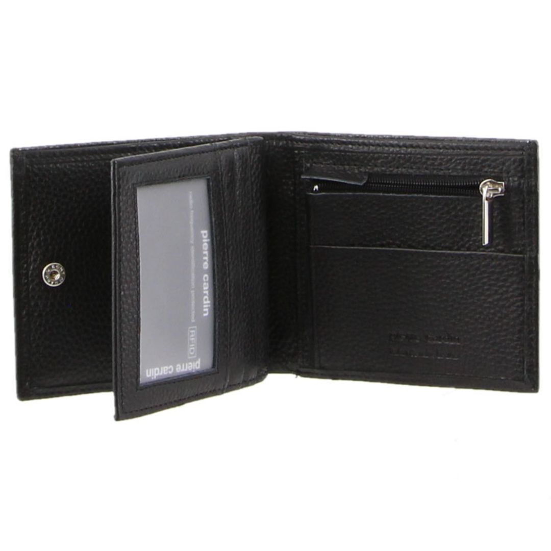 Pierre Cardin Italian Leather Tri-Fold Men's Wallet