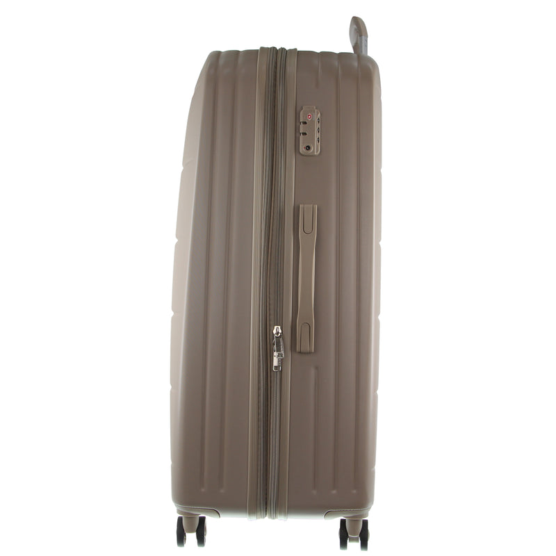 Pierre Cardin 80cm Large Hard-Shell Suitcase in Latte (PC 3551L)
