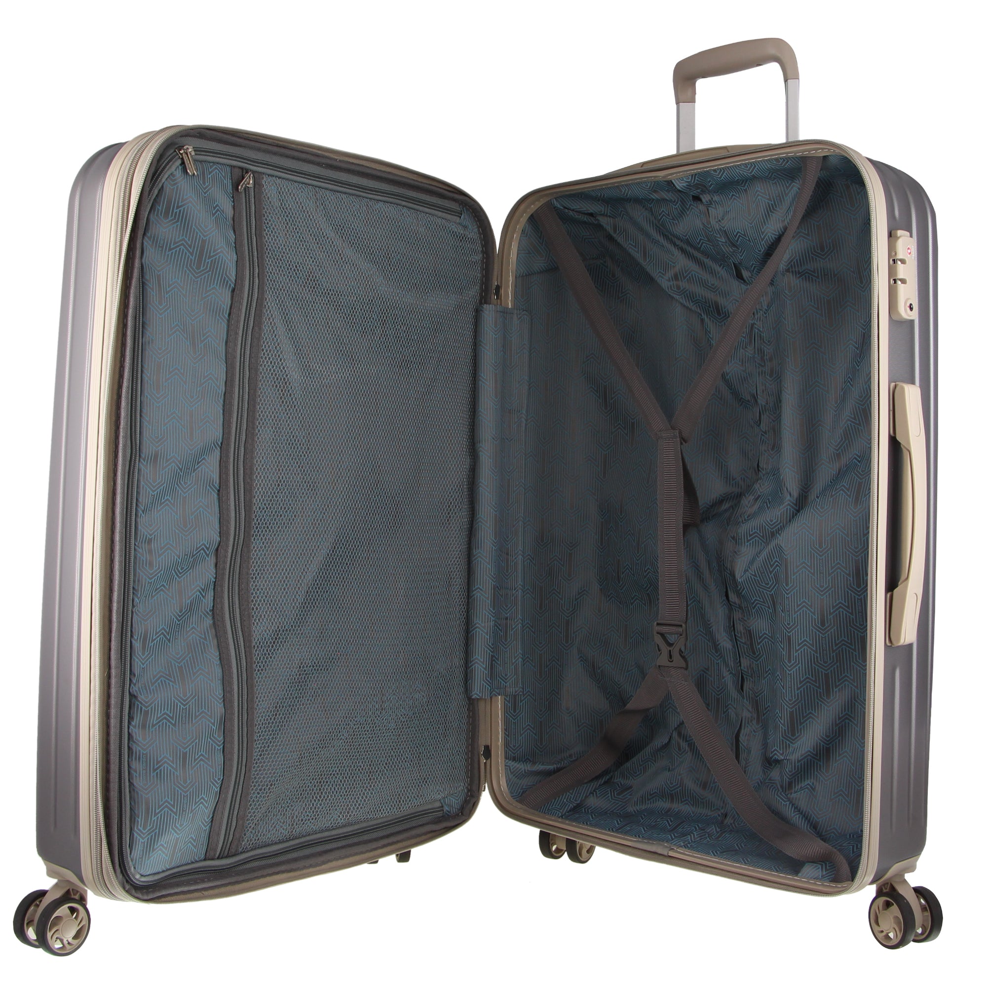 Pierre Cardin 70cm MEDIUM Hard-Shell Suitcase in Graphite