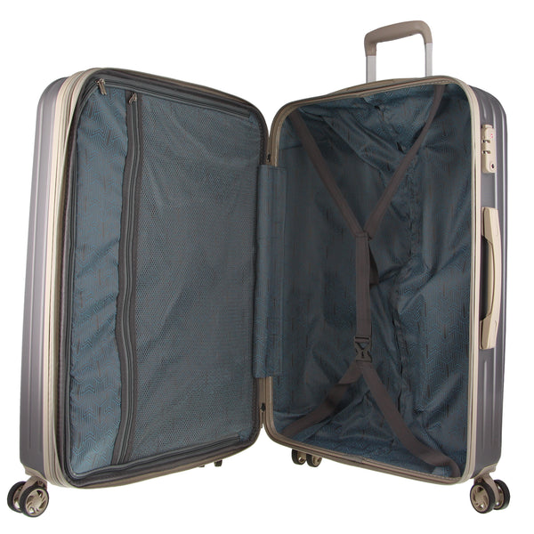 Pierre Cardin 70cm Medium Hard-Shell Suitcase in Graphite (PC 3551M)