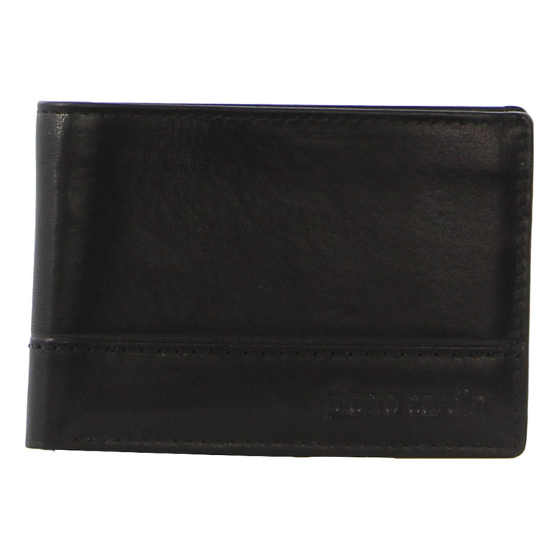 Pierre Cardin Leather Men's Slimline Bi-Fold Wallet in Black (PC 3599)
